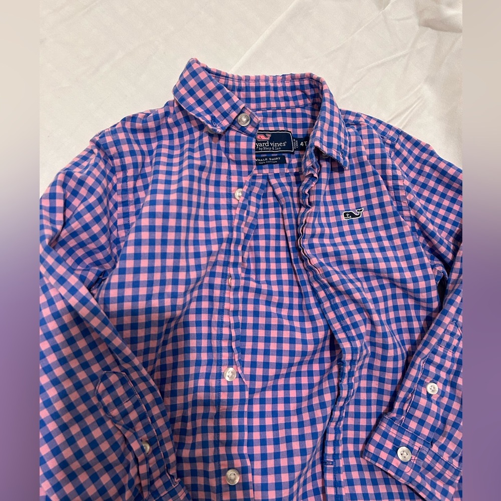 Vineyard Vines Toddler 4T button down collared shirt like new